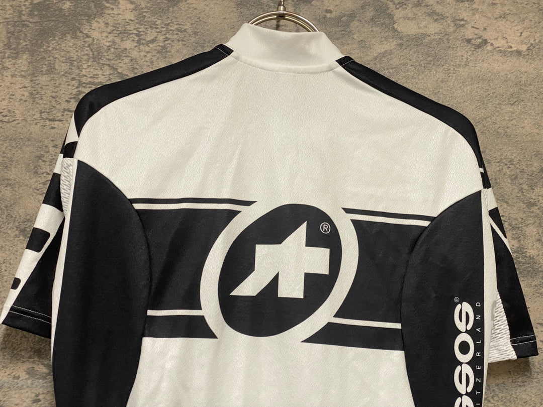 KC489 アソス assos SS corporate S7 Jersey 半袖 サイクルジャージ 白黒 S