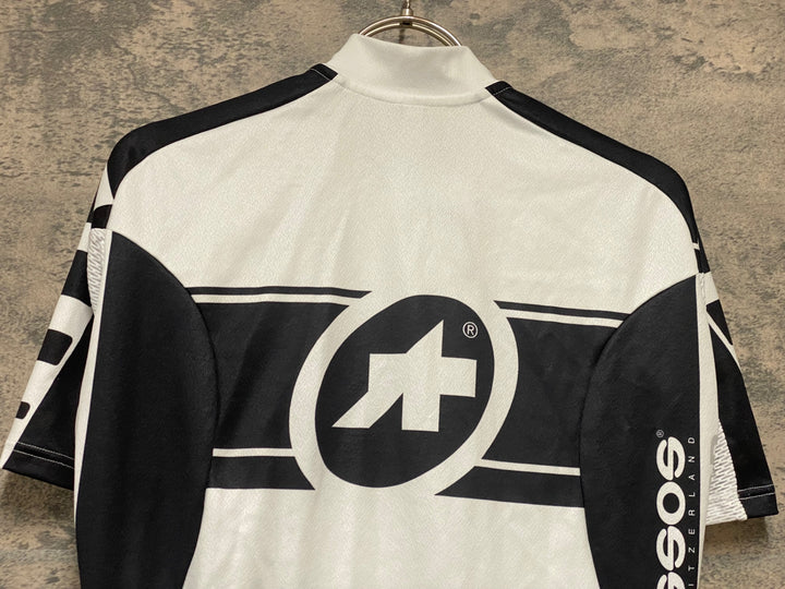 KC489 アソス assos SS corporate S7 Jersey 半袖 サイクルジャージ 白黒 S