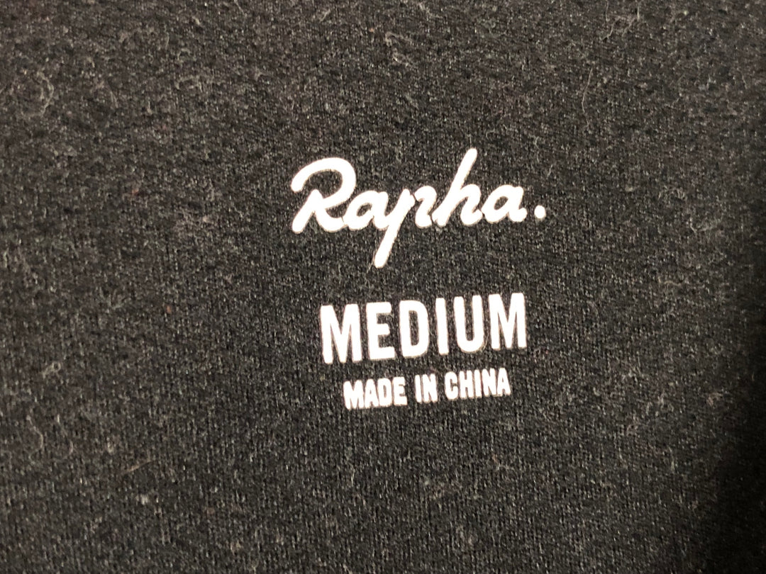 KM701 ラファ Rapha MEN'S LONG SLEEVE CORE JERSEY 長袖 サイクルジャージ 黒 M 裏起毛