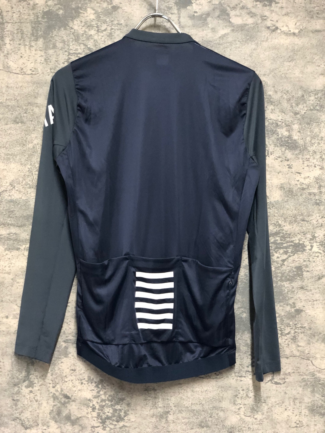 KM135 ラファ Rapha PRO TEAM LONG SLEEVE LIGHTWEIGHT JERSEY 長袖 サイクルジャージ 紺 L