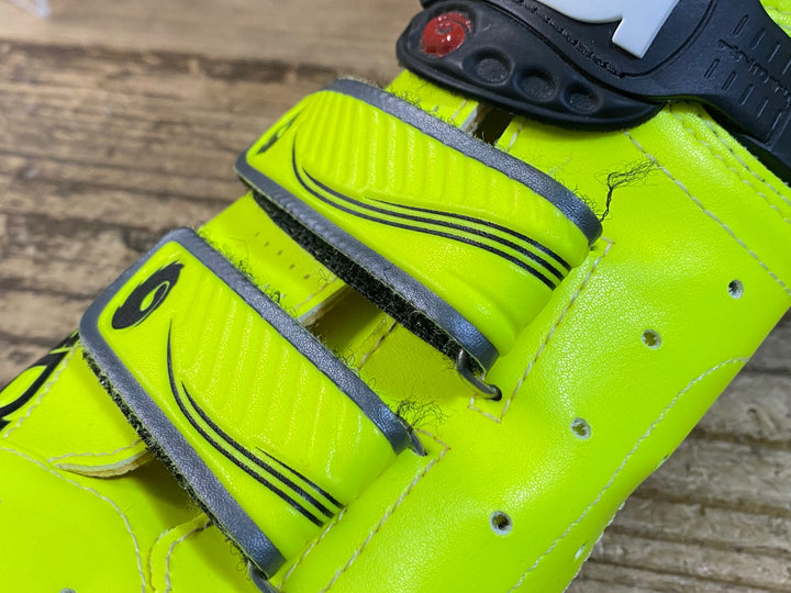 KG412 シディ SIDI TRACE MTB ビンディングシューズ 2穴 蛍光イエロー EU42 ※ペン字あり