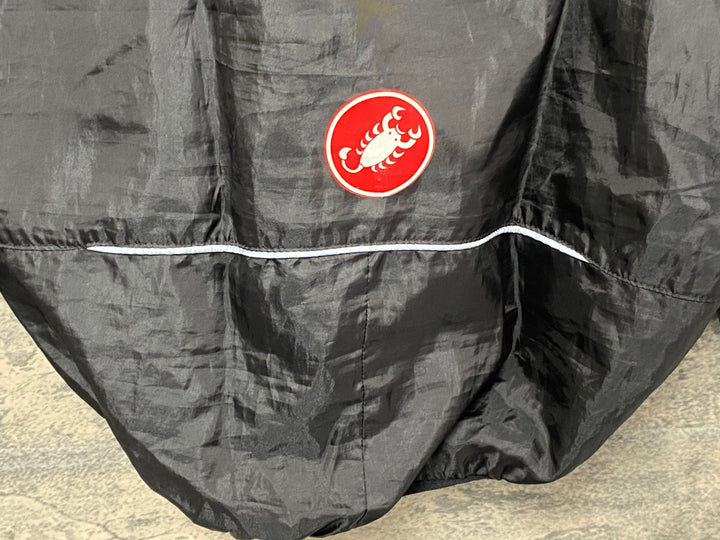 JZ122 カステリ CASTELLI 長袖 ウインドブレイカー 黒 L