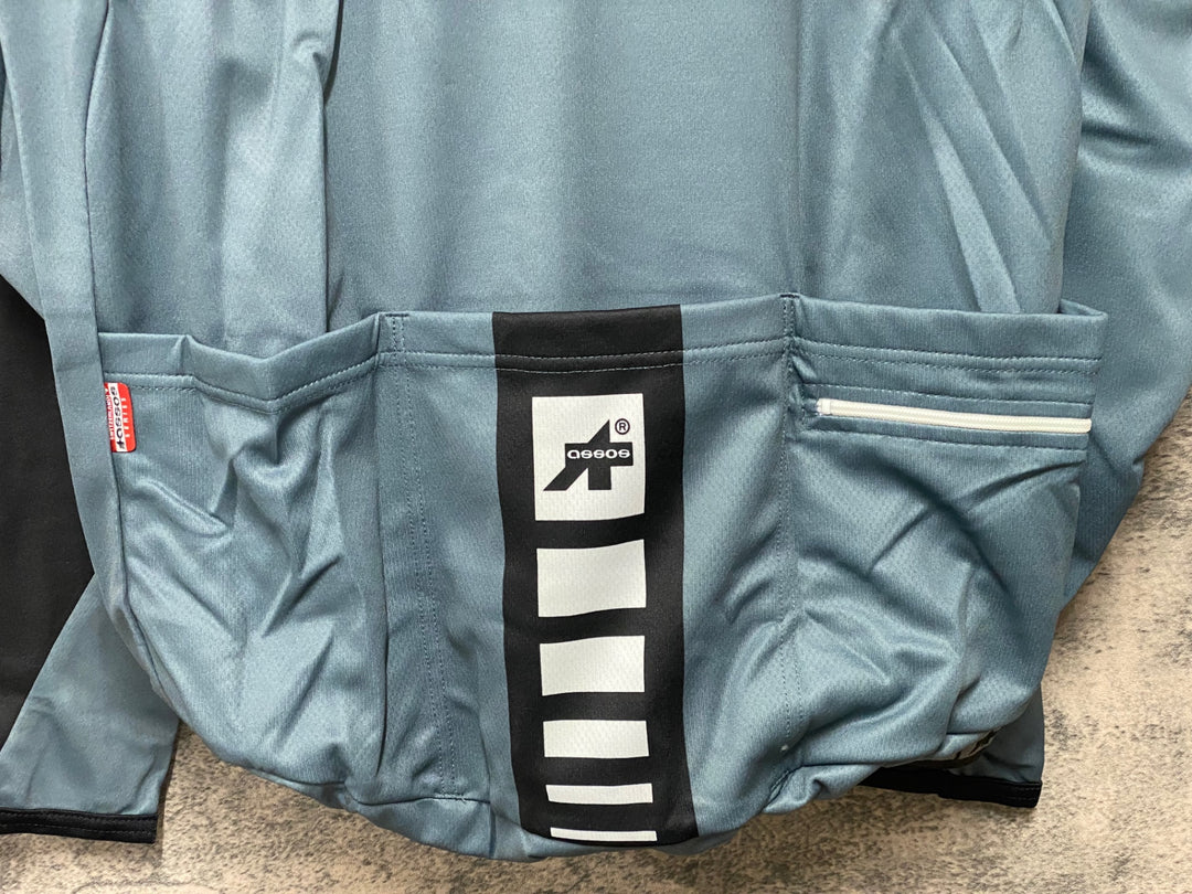 JQ157 アソス assos INTERMEDIATE 長袖サイクルジャケット 緑 M 裏起毛