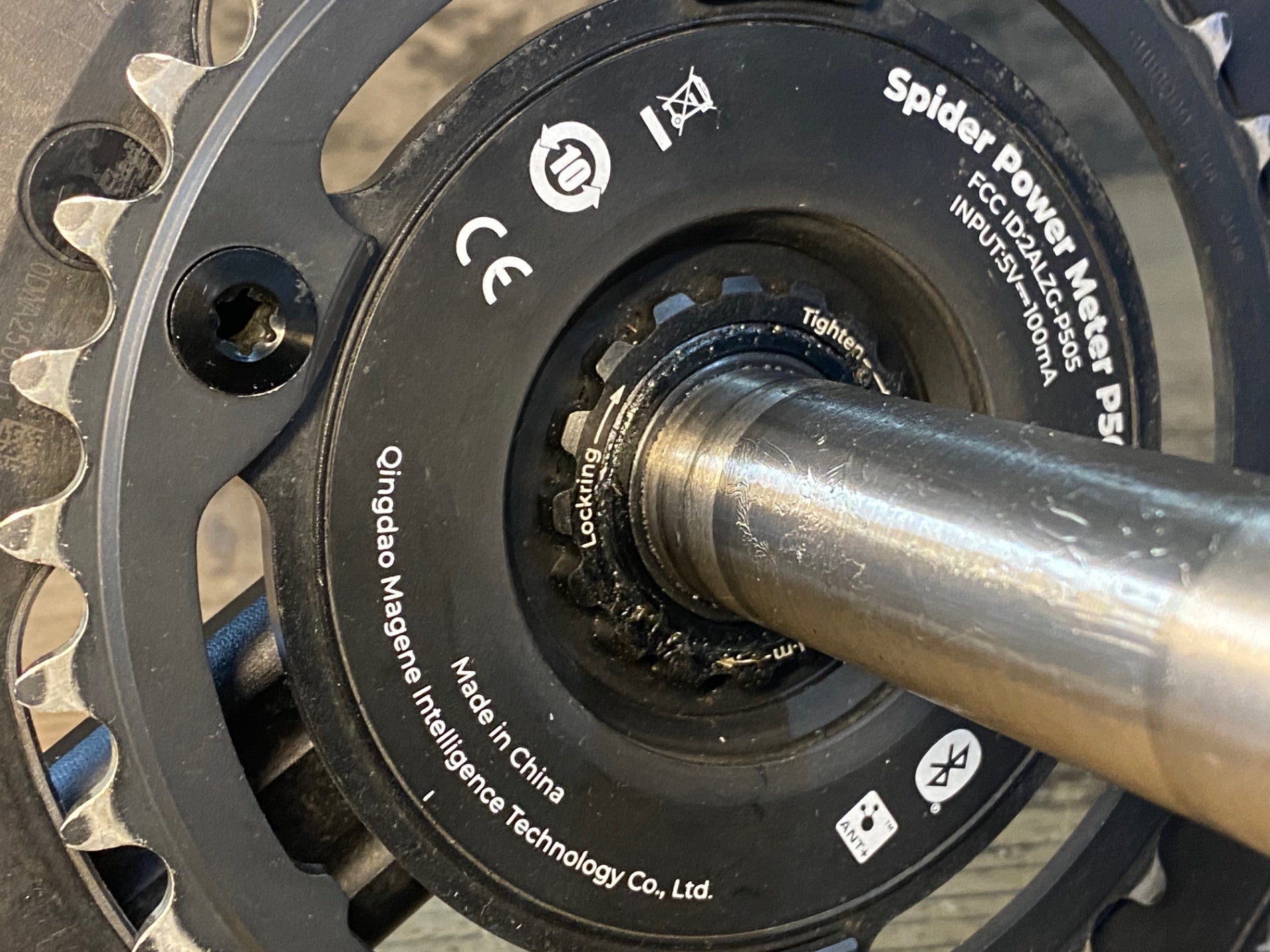 JQ115 マージーン MAGENE PES P505 クランク パワーメーター 165mm