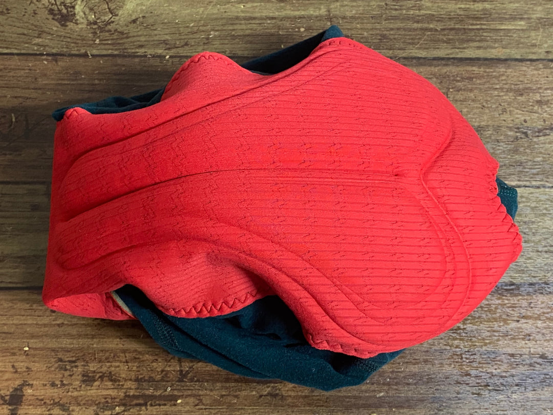 KE380 カフェドシクリステ CAFE DU CYCLISTE MARIE MEN ビブタイツ  XS 緑 裏起毛