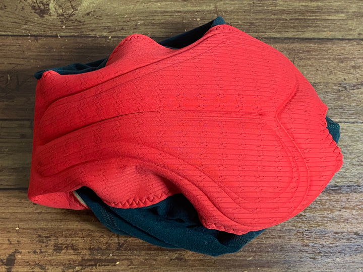 KE380 カフェドシクリステ CAFE DU CYCLISTE MARIE MEN ビブタイツ  XS 緑 裏起毛