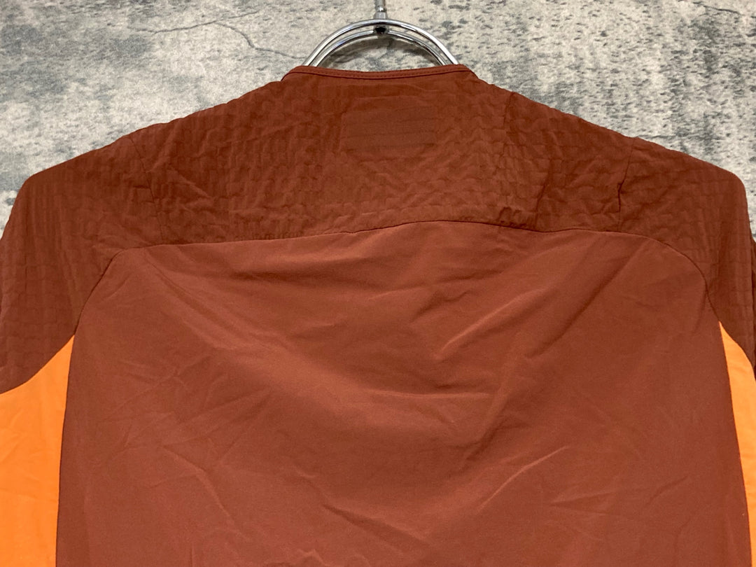KJ285 パスノーマルスタジオ PAS NORMAL STUDIOS Men's Mechanism Pro Zipless Jersey 半袖 サイクルジャージ ブラウン M