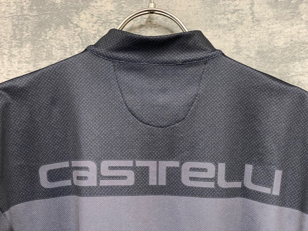 JW295 カステリ CASTELLI 半袖 サイクルジャージ 茶 XL