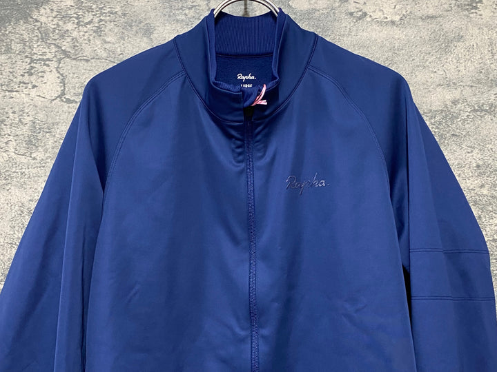 KI174 ラファ Rapha CORE WINTER JACKET 長袖 サイクルジャケット ネイビー L 裏起毛