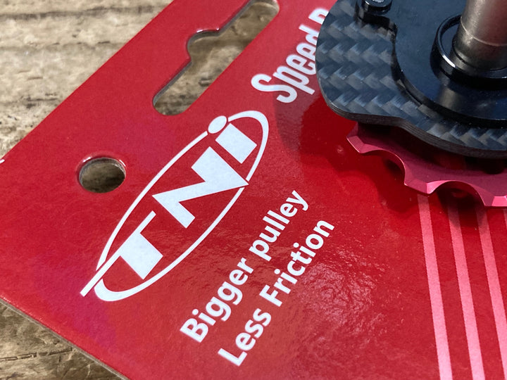 KC086 TNI SPEED プーリー SHIMANO 9100用 カーボン (12/16T) フルセラミック プーリー