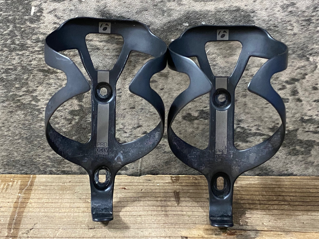 KA159 ボントレガー BONTRAGER PRO OCLV CARBON カーボン ボトルケージ 黒 2個セット