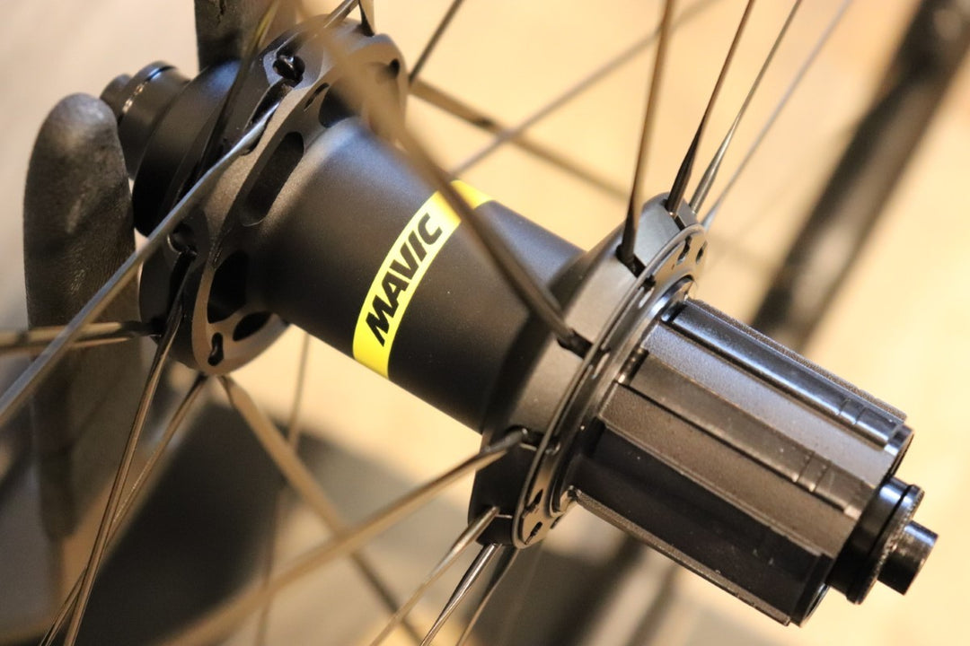 未使用品 マヴィック MAVIC キシリウム KSYRIUM SL UST アルミ チューブレス ホイールセット シマノ 12/11S ワイド 19C【さいたま浦和店】