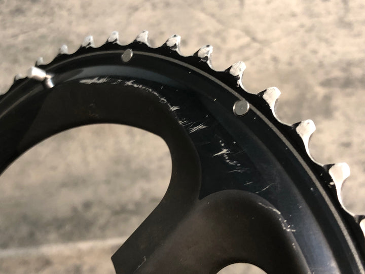 JC022 シマノ SHIMANO アルテグラ ULTEGRA FC-R8000 チェーンリング セット 53-39T ※歯の摩耗大の為ジャンク