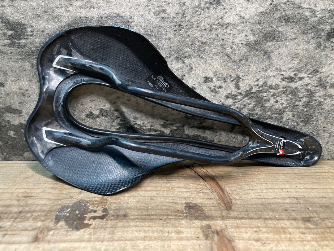 JG584 セライタリア SELLE ITALIA SLR TEKNO FLOW サドル カーボンレール 黒