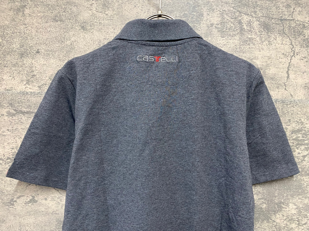 KR661 カステリ CASTELLI 半袖 ポロシャツ グレー S