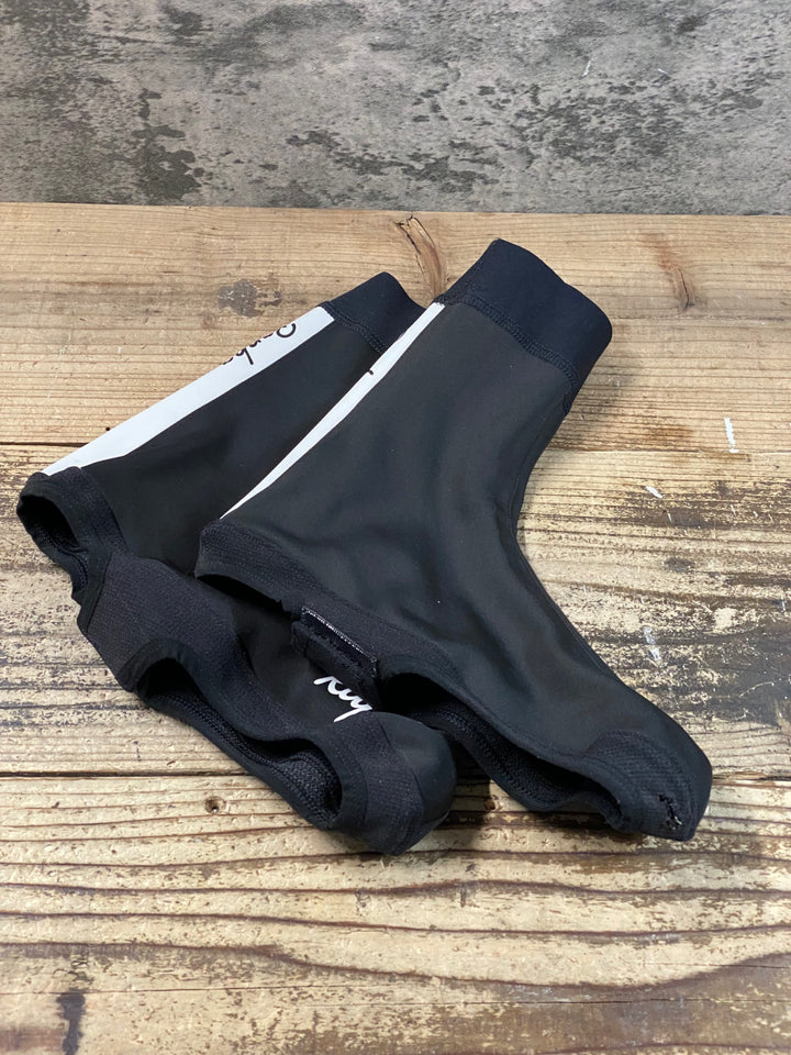JW394 ラファ Rapha WINTER OVERSHOES シューズカバー 黒 L 裏起毛 つま先穴あき