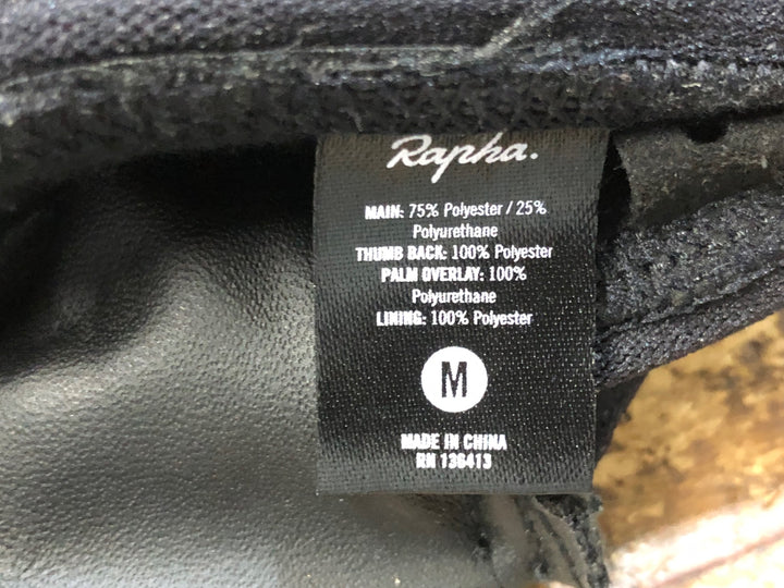 JY897 ラファ Rapha OVERMITTS 長指 グローブ 黒 M