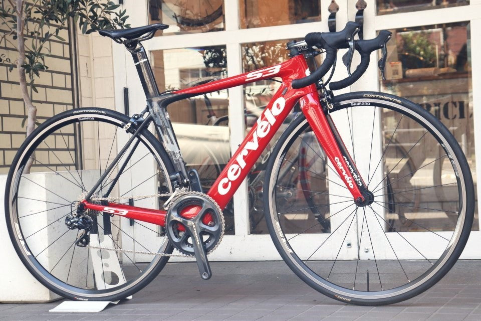 訳アリ サーヴェロ CERVELO S3 2015モデル 51サイズ シマノ アルテグラ 6870 Di2 11S カーボン ロードバイク 【横浜店】