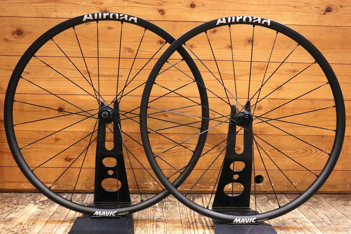 マヴィック MAVIC オールロード ALLROAD S DISC QR仕様 アルミ チューブレスレディ シマノ 12/11S ホイールセット【芦屋店】