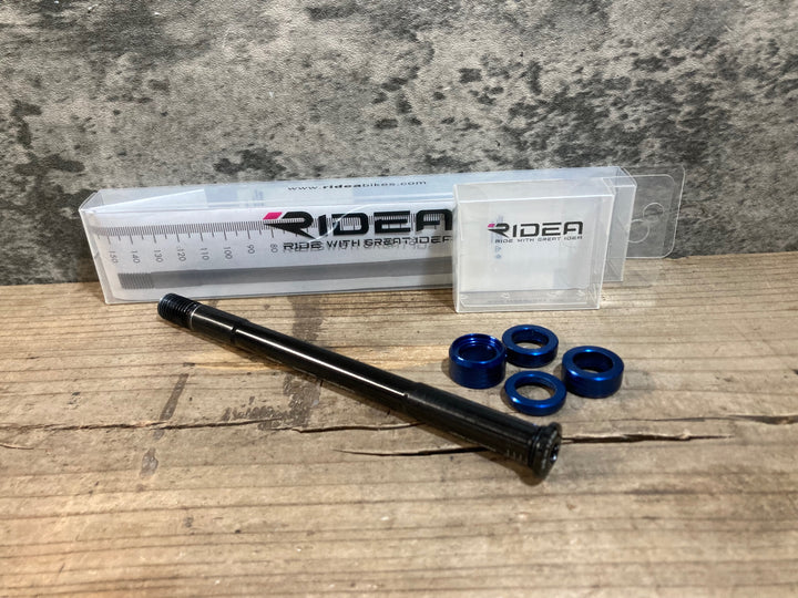 KF419 ライデア RIDEA BTA316 THRU AXLE REAR スルーアクスル 169-163 M12-1.75x15 BTAM2Sスペーサー付属