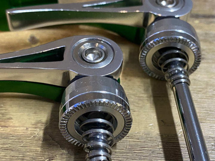 JR815 クランクブラザーズ crankbrothers splkit QR skewer pair green クリックリリース