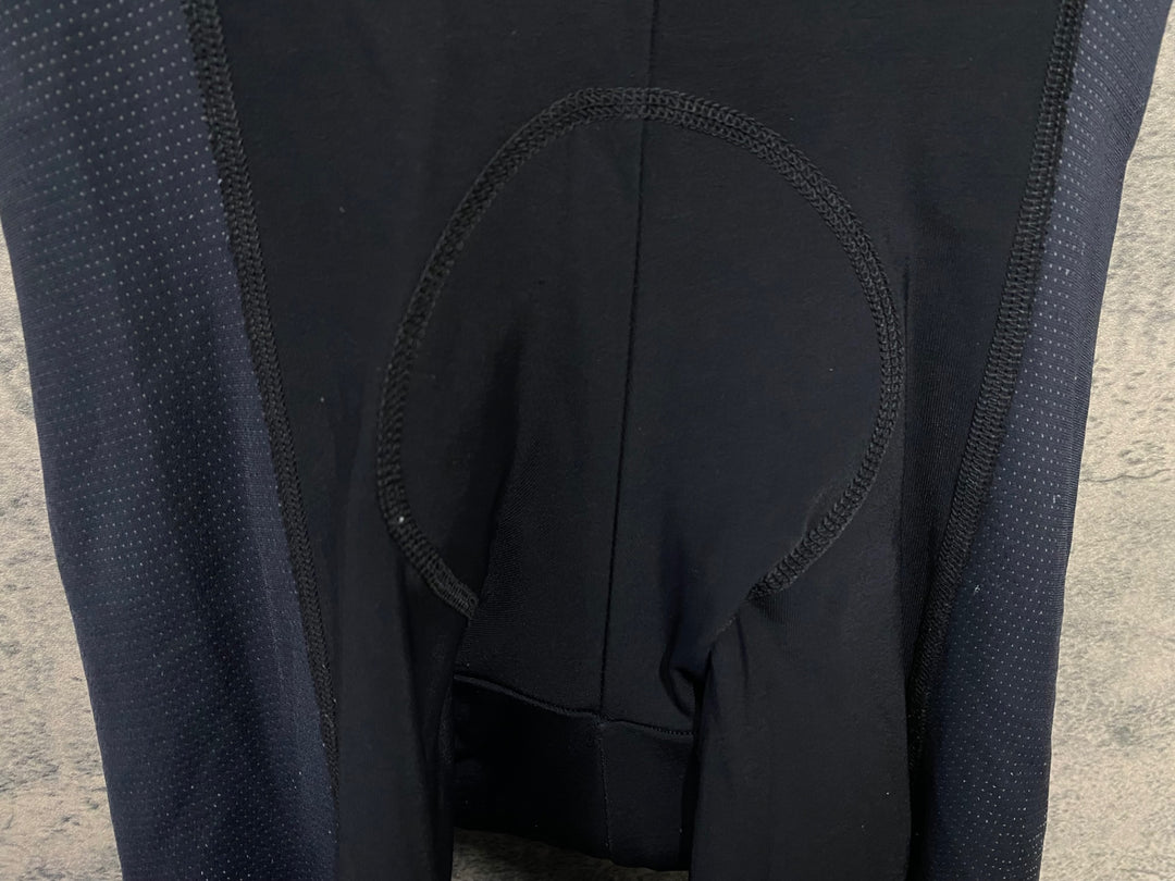 KL392 イザドア Isadore ビブタイツ 黒 裏起毛 M ※ロゴヒビ、擦れ大