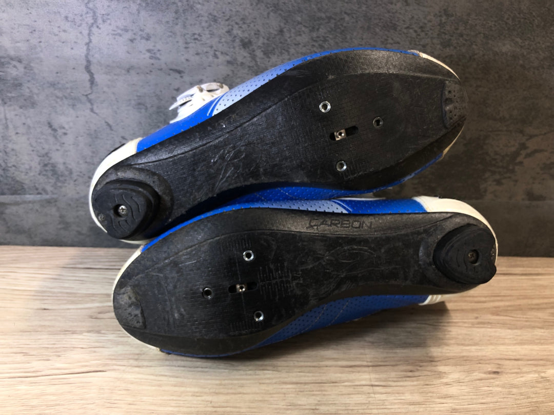 JQ435 シディ SIDI カオス エアー KAOS AIR ビンディングシューズ 青 EU44 SPD-SL対応