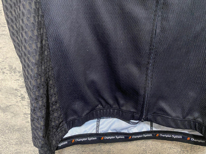 JR244 チャンピオンシステム Champion System 半袖 サイクルジャージ 黒 M TREK Emonda