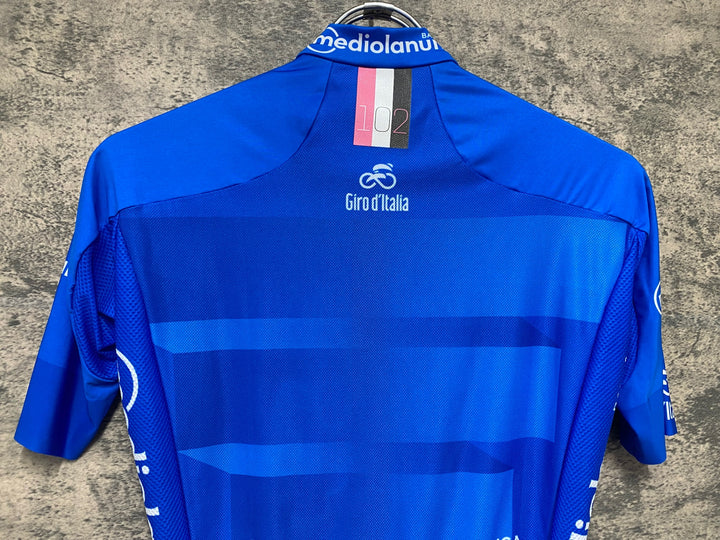 JV454 カステリ CASTELLI 半袖 サイクルジャージ 青 S Giro d'Italia