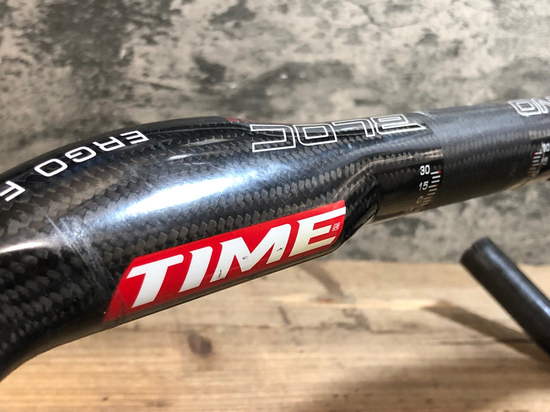 KK412 タイム TIME ERGO FORCE MONO BLOC カーボンドロップハンドル Φ31.8 エンドC-C400mm