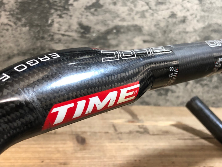 KK412 タイム TIME ERGO FORCE MONO BLOC カーボンドロップハンドル Φ31.8 エンドC-C400mm