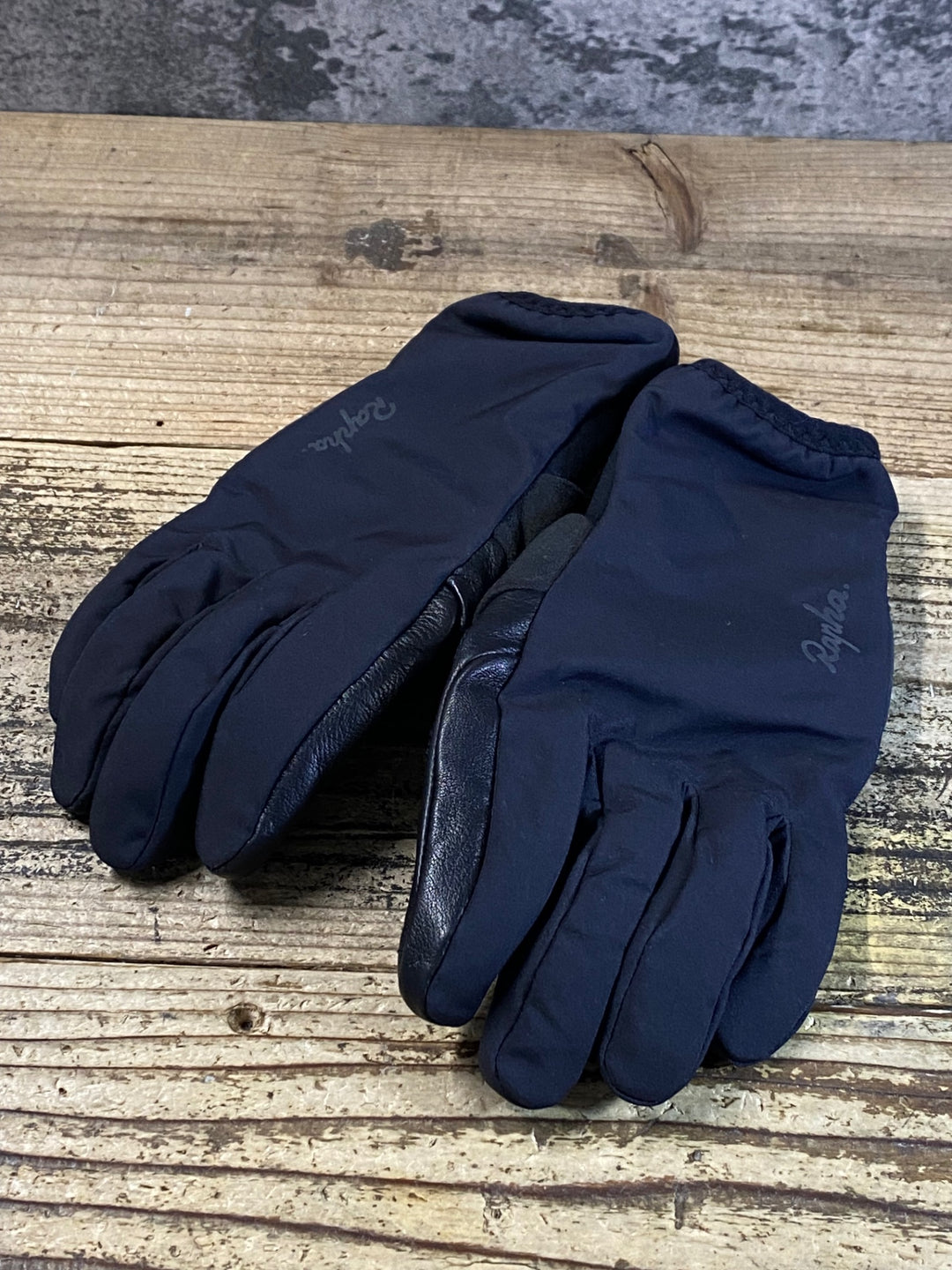 JS851 ラファ Rapha ウインターグローブ 黒 Ｍ 裏起毛
