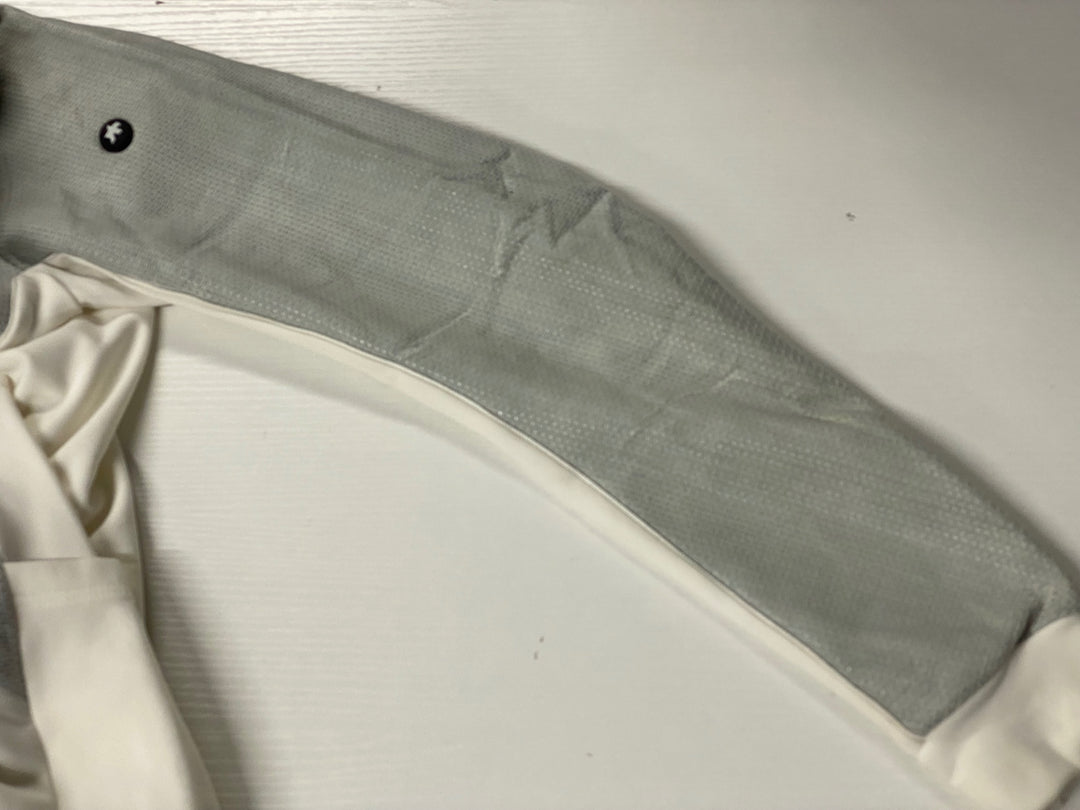 JE471 アソス assos AIRBLOCK 長袖 サイクルジャケット 白 L 裏起毛 ※変色