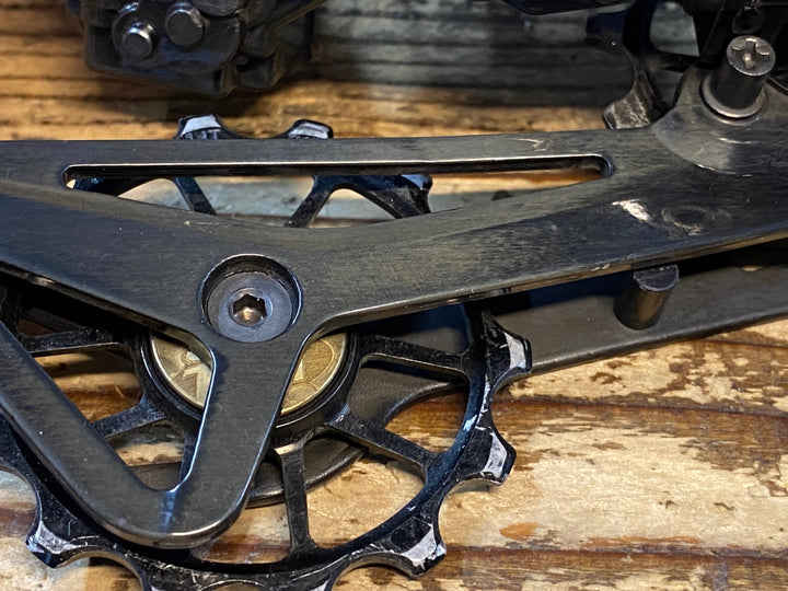 KR468 シマノ SHIMANO デュラエース DURA-ACE RD-R9150 リアディレイラー 11S Di2 動作確認済み ※TOKEN オーバーサイズプーリー 12/14T