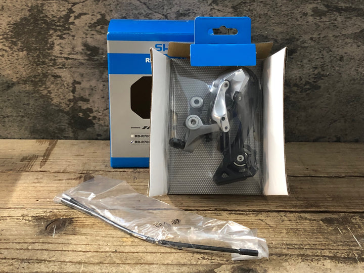 JS309 シマノ SHIMANO 105 RD-R7000 GS リアディレイラー シルバー