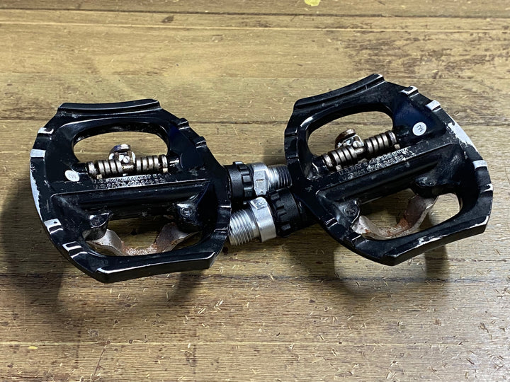 JW870 シマノ SHIMANO PD-A530 ビンディングペダル 黒 SPD 片面フラット