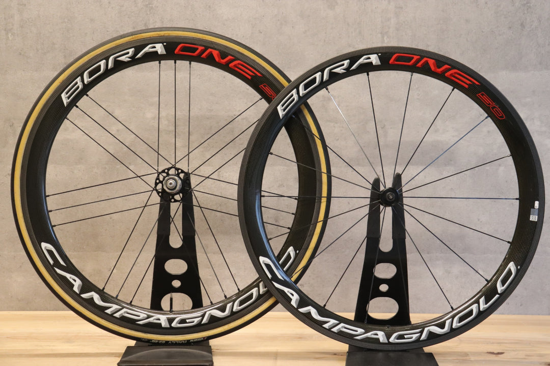 カンパニョーロ CAMPAGNOLO ボーラワン BORA ONE 50 カーボン チューブラー ホイールセット シマノ 12/11S 【さいたま浦和店】