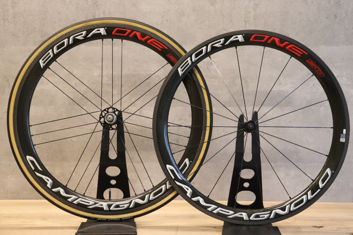 カンパニョーロ CAMPAGNOLO ボーラワン BORA ONE 50 カーボン チューブラー ホイールセット シマノ 12/11S 【さいたま浦和店】
