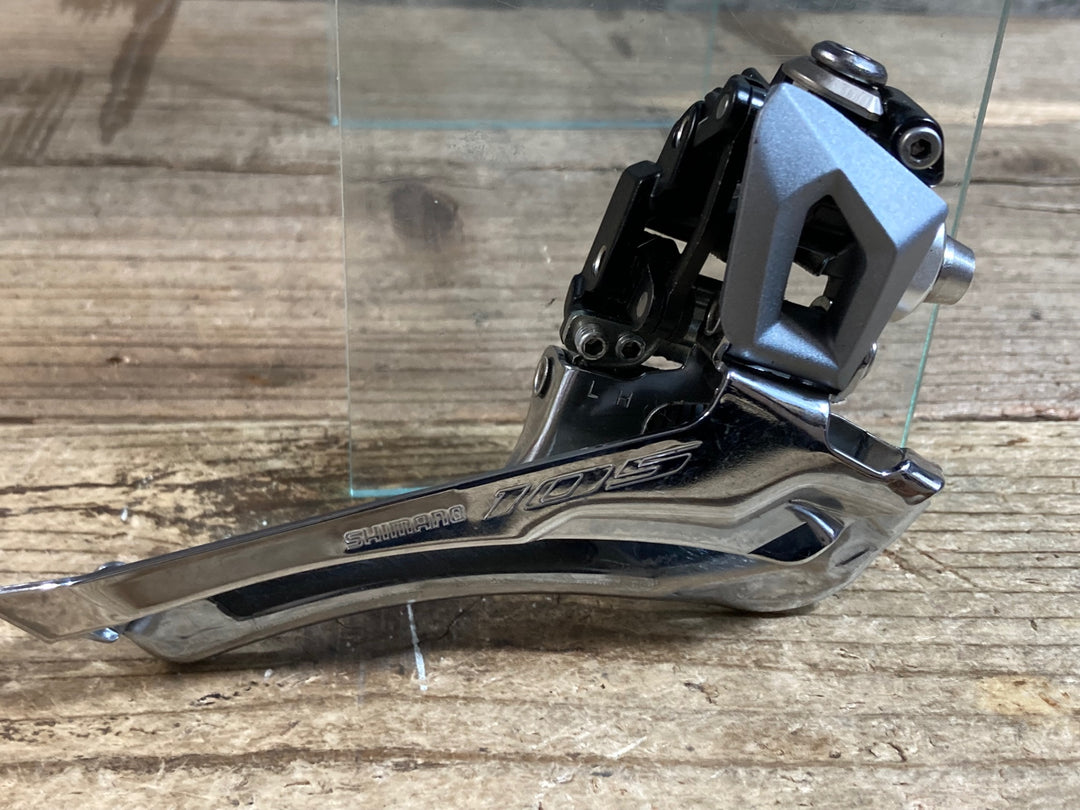KB565 シマノ SHIMANO 105 FD-R7000 フロントディレイラー シルバー 直付 キャップ欠品
