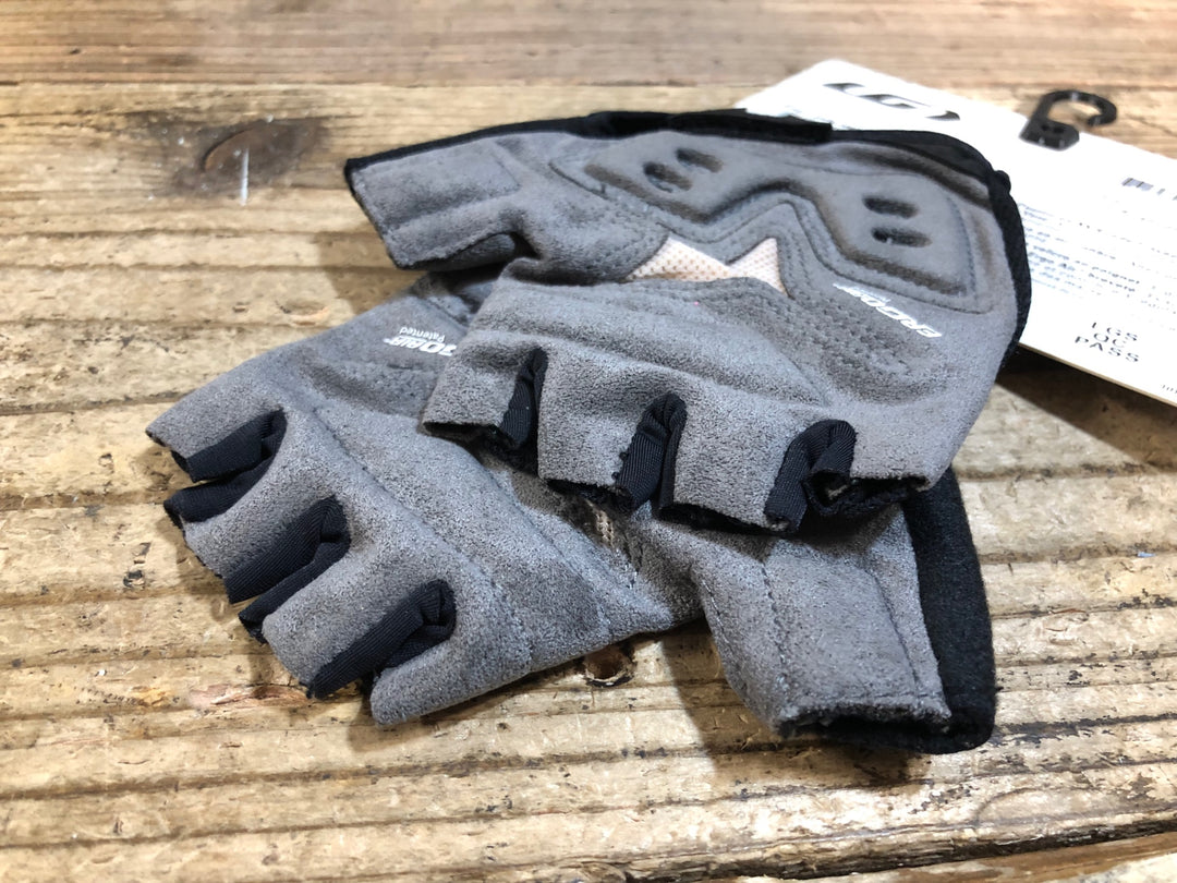 KB822 ガノー GARNEAU 指切りグローブ 黒 M レディース