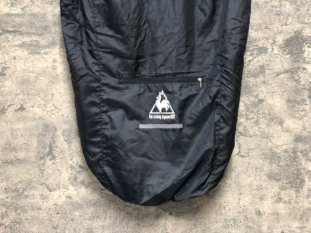 KK447 ルコックスポルティフ le coq sportif サイクルベスト ジレ 黒 O