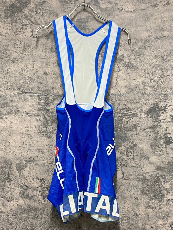 KJ758 カステリ CASTELLI ビブショーツ 青 L