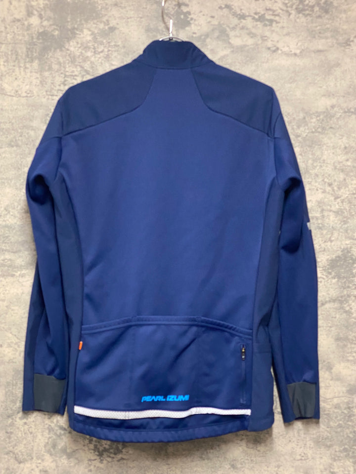 KB678 パールイズミ PEARL iZUMi サイクルジャケット 裏起毛 L ネイビー