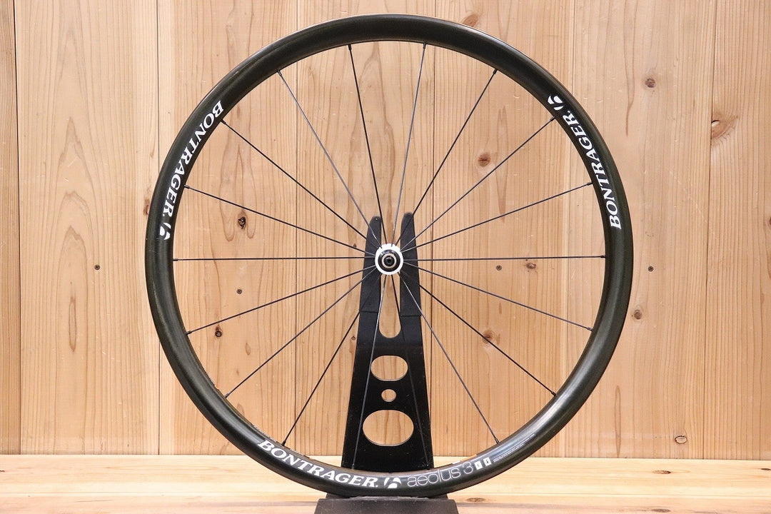 ボントレガー BONTRAGER アイオロス AEOLUS 3 カーボン クリンチャー フロントホイール 【芦屋店】