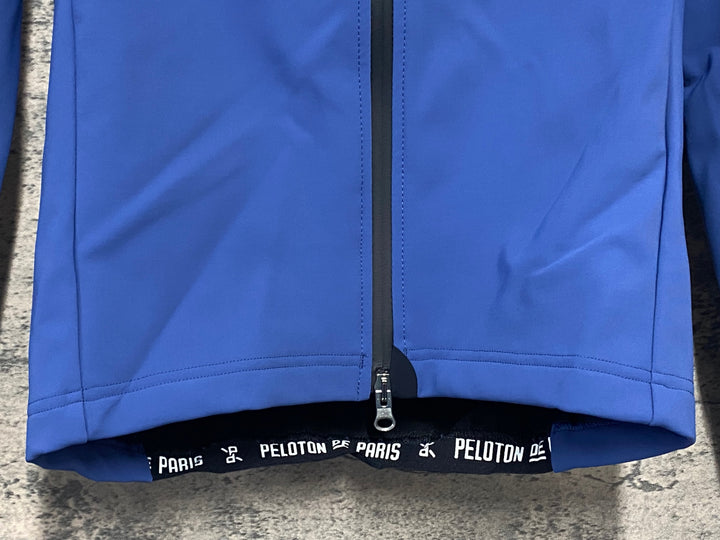 JW760 プロトンドパリ PELOTON DE PARIS Sprinteur Softshell Jacket 長袖 サイクルジャケット 青 XS 裏起毛