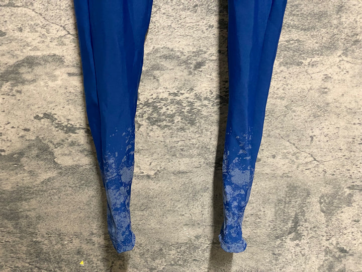 KL216 odlo ビブタイツ 紺 S 裏起毛