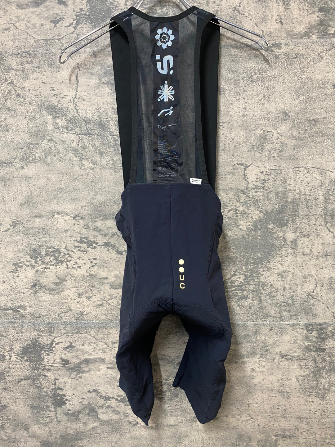 KN742 ユニバーサルカラーズ Universal Colours CHROMA ビブショーツ 黒 XS ※スレ大