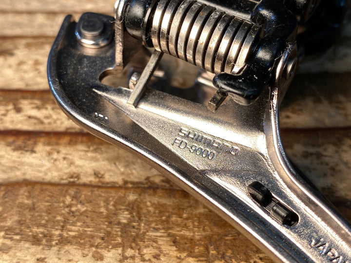 JV822 シマノ SHIMANO デュラエース DURA-ACE FD-9000 フロントディレイラー 直付け ※座金,固定ボルト欠品