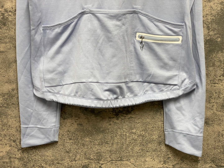KF532 ラファ Rapha MEN'S CLASSIC LONG SLEEVE JERSEY 長袖 サイクルジャージ XL 水色