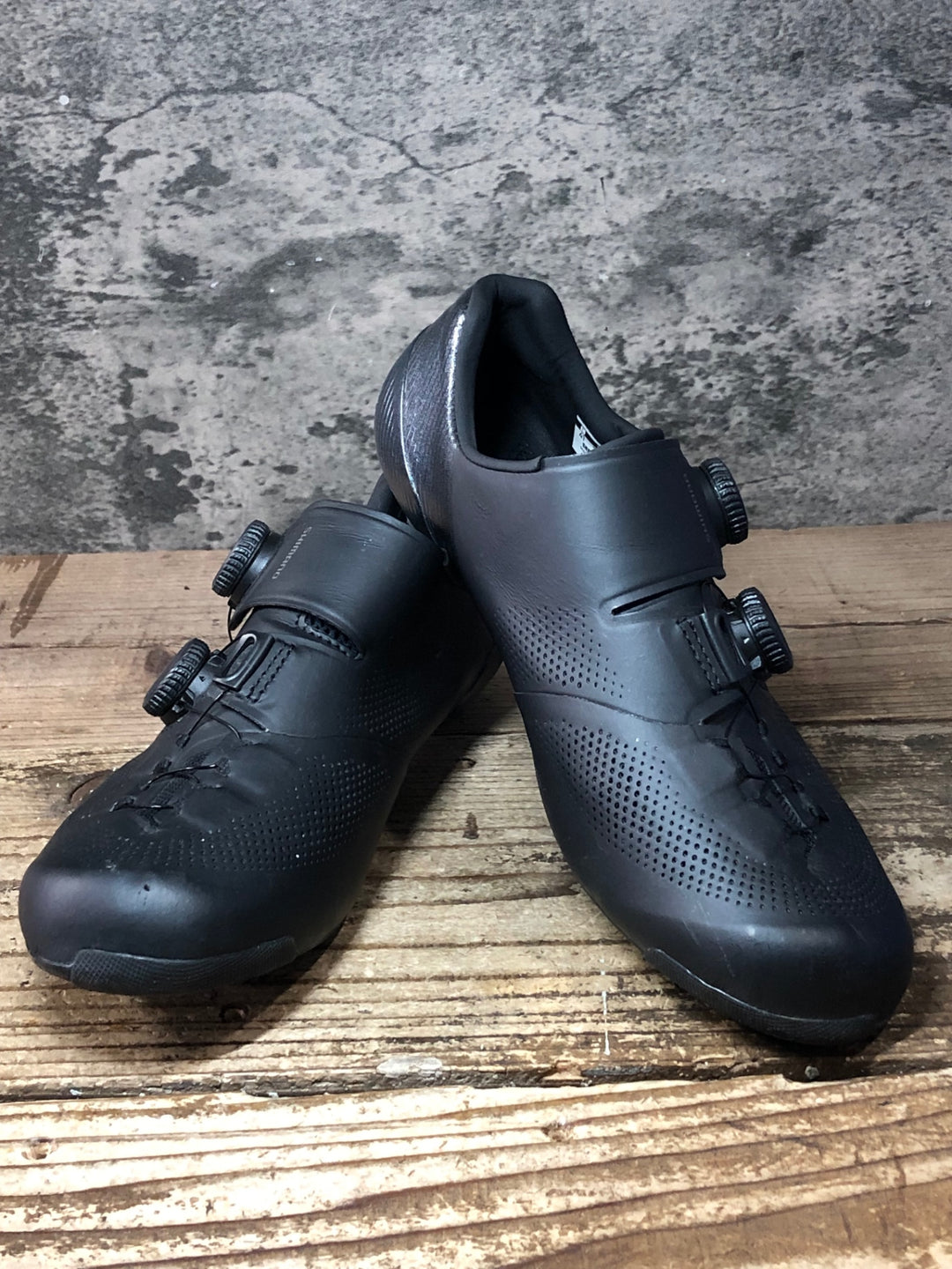 JP132 シマノ SHIMANO S-PHYRE SHRC903M WIDE ビンディングシューズ BOA 3穴 黒 EU41